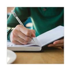 Pilot EasyTouch Ballpoint Pen, Stick, Medium 1 Mm, Black Ink, Clear Barrel, Dozen -Bostitch Shop 802279