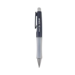 Pilot Dr. Grip Ballpoint Pen, Retractable, Medium 1 Mm, Blue Ink, Navy Barrel