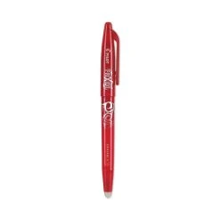 Pilot FriXion Ball Erasable Gel Pen, Stick, Fine 0.7 Mm, Red Ink, Red Barrel -Bostitch Shop 802330