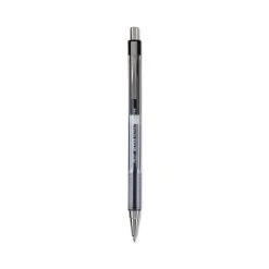 Pilot Better Ballpoint Pen, Retractable, Fine 0.7 Mm, Black Ink, Smoke Barrel, Dozen