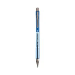Pilot Better Ballpoint Pen, Retractable, Fine 0.7 Mm, Blue Ink, Translucent Blue Barrel, Dozen