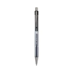Pilot Better Ballpoint Pen, Retractable, Medium 1 Mm, Black Ink, Smoke Barrel, Dozen