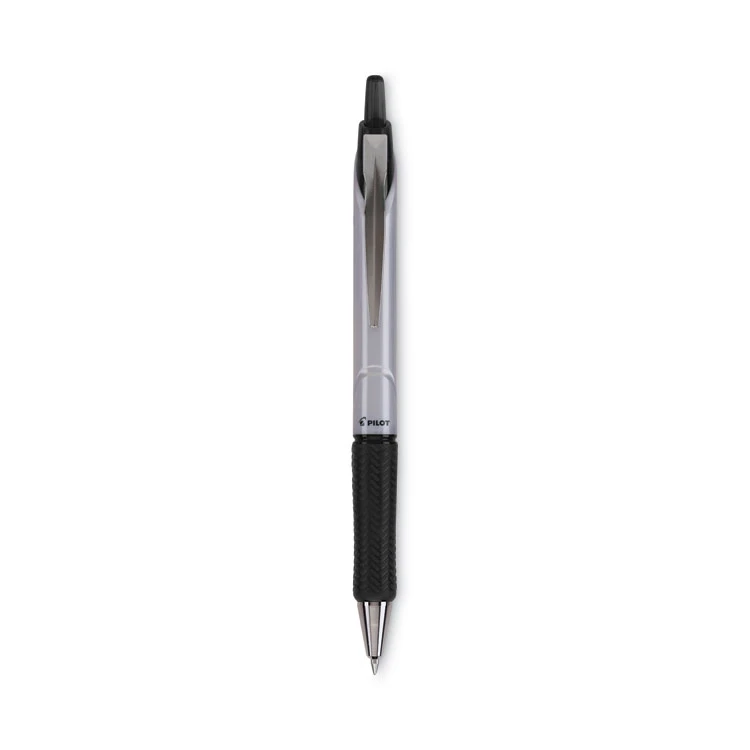 Pilot Acroball Pro Advanced Ink Ballpoint Pen, Retractable, Medium 1 Mm, Black Ink, Silver Barrel, Dozen 7 Pilot Acroball Pro Advanced Ink Ballpoint Pen, Retractable, Medium 1 Mm, Black Ink, Silver Barrel, Dozen - Image 5
