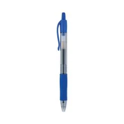 Pilot G2 Premium Gel Pen Convenience Pack, Retractable, Extra-Fine 0.38 Mm, Blue Ink, Clear/Blue Barrel, Dozen -Bostitch Shop 802478