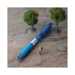 Pilot B2P Bottle-2-Pen Recycled Ballpoint Pen, Retractable, Medium 1 Mm, Blue Ink, Translucent Blue Barrel, Dozen -Bostitch Shop 802520