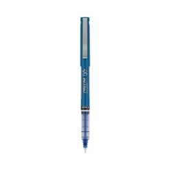 Pilot Precise V7 Roller Ball Pen, Stick, Fine 0.7 Mm, Blue Ink, Blue Barrel, Dozen