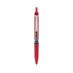 Pilot Precise V5RT Roller Ball Pen, Retractable, Extra-Fine 0.5 Mm, Red Ink, Red Barrel