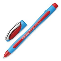 Schneider® Slider Memo XB Ballpoint Pen, Stick, Extra-Bold 1.4 Mm, Red Ink, Red/Light Blue Barrel, 10/Box -Bostitch Shop 813923