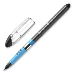 Schneider® Slider Basic Ballpoint Pen, Stick, Fine 0.7 Mm, Black Ink, Black Barrel, 10/Box -Bostitch Shop 813925