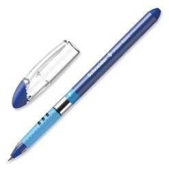 Schneider® Slider Basic Ballpoint Pen, Stick, Fine 0.7 Mm, Blue Ink, Blue Barrel, 10/Box -Bostitch Shop 813926