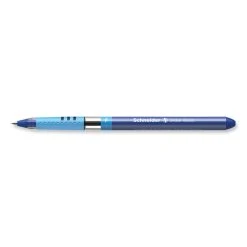 Schneider® Slider Basic Ballpoint Pen, Stick, Fine 0.7 Mm, Blue Ink, Blue Barrel, 10/Box -Bostitch Shop 813934