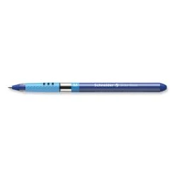 Schneider® Slider Basic Ballpoint Pen, Stick, Medium 0.8 Mm, Blue Ink, Blue Barrel, 10/Box -Bostitch Shop 813936