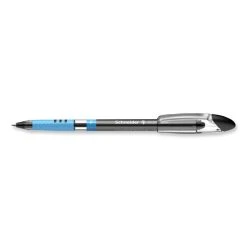 Schneider® Slider Basic Ballpoint Pen, Stick, Fine 0.7 Mm, Black Ink, Black Barrel, 10/Box -Bostitch Shop 813966