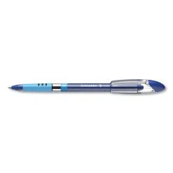 Schneider® Slider Basic Ballpoint Pen, Stick, Medium 0.8 Mm, Blue Ink, Blue Barrel, 10/Box -Bostitch Shop 813967