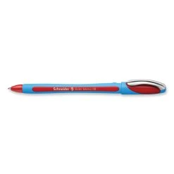 Schneider® Slider Memo XB Ballpoint Pen, Stick, Extra-Bold 1.4 Mm, Red Ink, Red/Light Blue Barrel, 10/Box -Bostitch Shop 813971