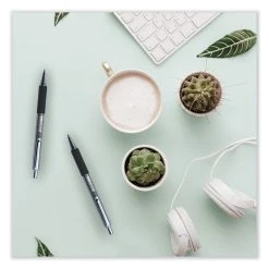 Zebra F-402 Ballpoint Pen, Retractable, Fine 0.7 Mm, Black Ink, Stainless Steel/Black Barrel -Bostitch Shop 820900