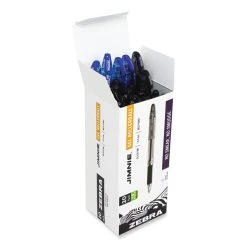 Zebra Jimnie Gel Pen Value Pack, Stick, Medium 0.7 Mm, Black Ink, Smoke Barrel, 24/Box -Bostitch Shop 821272