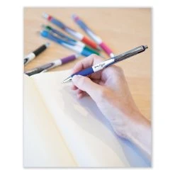 Zebra Z-Grip Flight Ballpoint Pen, Stick, Bold 1.2 Mm, Blue Ink, White/Blue Fashion Accents Barrel, 12/Pack -Bostitch Shop 821405