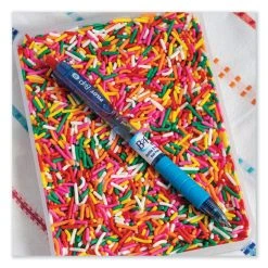 Pilot B2P Bottle-2-Pen Recycled Ballpoint Pen, Retractable, Medium 1 Mm, Red Ink, Translucent Blue Barrel, Dozen -Bostitch Shop 824867