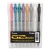 Pilot G2 Metallics Gel Pen, Retractable, Fine 0.7 Mm, Assorted Ink And Barrel Colors, 8/Pack -Bostitch Shop 824868