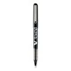 Pilot VBall Liquid Ink Roller Ball Pen, Stick, Extra-Fine 0.5 Mm, Black Ink, Black Barrel, Dozen