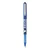 Pilot VBall Liquid Ink Roller Ball Pen, Stick, Extra-Fine 0.5 Mm, Blue Ink, Blue Barrel, Dozen