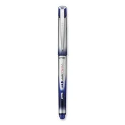 Pilot VBall Grip Liquid Ink Roller Ball Pen, Stick, Fine 0.7 Mm, Blue Ink, Blue/Silver Barrel, Dozen -Bostitch Shop 824907