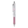 Pilot Dr. Grip Center Of Gravity Breast Cancer Awareness Ballpoint Pen, Retractable, Medium 1mm, Black Ink, Silver/Pink Barrel -Bostitch Shop 824926