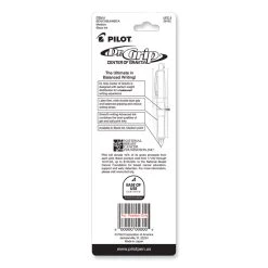 Pilot Dr. Grip Center Of Gravity Breast Cancer Awareness Ballpoint Pen, Retractable, Medium 1mm, Black Ink, Silver/Pink Barrel -Bostitch Shop 824928