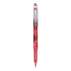Pilot Precise P-500 Gel Pen, Stick, Extra-Fine 0.5 Mm, Red Ink, Red Barrel, Dozen
