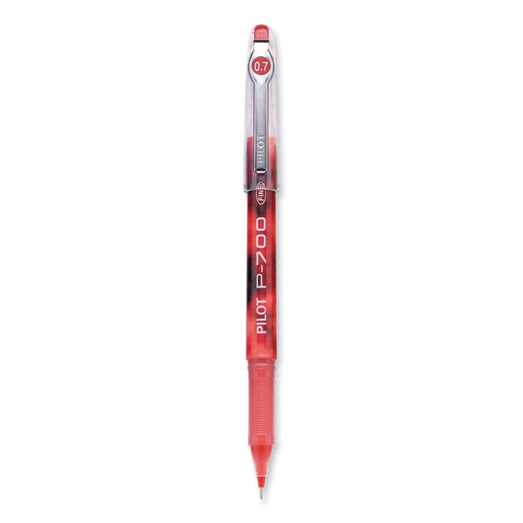 Pilot Precise P-700 Gel Pen, Stick, Fine 0.7 Mm, Red Ink, Red Barrel, Dozen 3 Pilot Precise P-700 Gel Pen, Stick, Fine 0.7 Mm, Red Ink, Red Barrel, Dozen