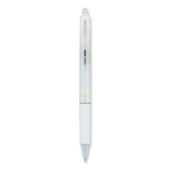 Pilot FriXion Clicker Design Erasable Gel Pen, Retractable, Extra-Fine 0.5 Mm, Black Ink, White Barrel, Dozen 11 Pilot FriXion Clicker Design Erasable Gel Pen, Retractable, Extra-Fine 0.5 Mm, Black Ink, White Barrel, Dozen -Bostitch Shop 826979