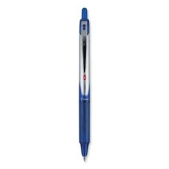 Pilot VBall RT Liquid Ink Roller Ball Pen, Retractable, Fine 0.7 Mm, Blue Ink, Blue/White Barrel