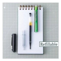 Pilot Precise V5 BeGreen Roller Ball Pen, Stick, Extra-Fine 0.5 Mm, Black Ink, Black Barrel, Dozen -Bostitch Shop 827003