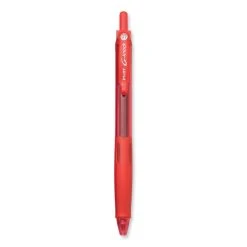 Pilot G-Knock BeGreen Gel Pen, Retractable, Fine 0.7 Mm, Red Ink, Red Barrel, Dozen 8 Pilot G-Knock BeGreen Gel Pen, Retractable, Fine 0.7 Mm, Red Ink, Red Barrel, Dozen -Bostitch Shop 827073