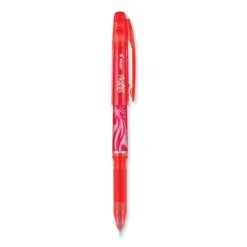 Pilot FriXion Point Erasable Gel Pen, Stick, Extra-Fine 0.5 Mm, Red Ink, Red Barrel