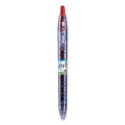 Pilot B2P Bottle-2-Pen Recycled Gel Pen, Retractable, Fine 0.7 Mm, Red Ink, Translucent Blue Barrel -Bostitch Shop 827095
