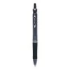 Pilot Acroball Colors Advanced Ink Ballpoint Pen, Retractable, Medium 1 Mm, Black Ink, Black Barrel