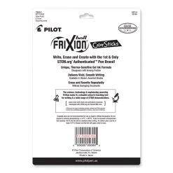 Pilot FriXion ColorSticks Erasable Gel Pen, Stick, Fine 0.7 Mm, Assorted Ink And Barrel Colors, 10/Pack -Bostitch Shop 827138