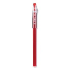 Pilot FriXion ColorSticks Erasable Gel Pen, Clipless Stick, Fine 0.7 Mm, Red Ink, Red Barrel, Dozen -Bostitch Shop 827153