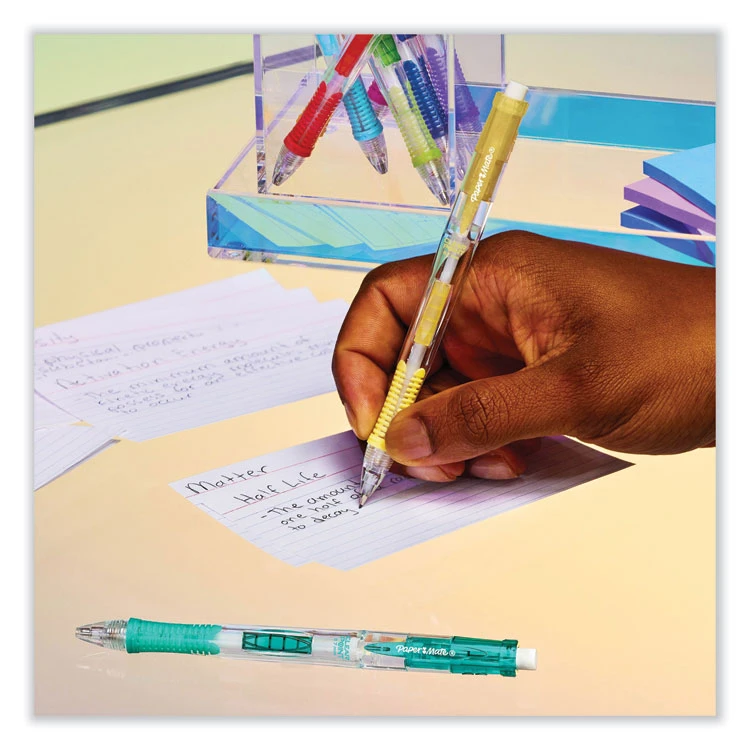 Paper Mate Clear Point Mechanical Pencil, 0.7 Mm, HB (#2.5), Black Lead, Randomly Assorted Barrel Colors, 2/Pack 8 Paper Mate Clear Point Mechanical Pencil, 0.7 Mm, HB (#2.5), Black Lead, Randomly Assorted Barrel Colors, 2/Pack - Image 6