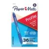Paper Mate Profile Ballpoint Pen, Retractable, Bold 1.4 Mm, Blue Ink, Blue Barrel, 36/Pack -Bostitch Shop 835369