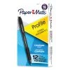 Paper Mate Profile Mechanical Pencils, 0.7 Mm, HB (#2), Black Lead, Black Barrel, Dozen -Bostitch Shop 835402
