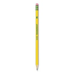 Ticonderoga Pre-Sharpened Pencil, HB (#2), Black Lead, Yellow Barrel, Dozen