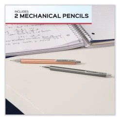 Paper Mate Advanced Mechanical Pencils, 0.5 Mm, HB (#2), Black Lead, Black; Gray Barrel, 2/Pack -Bostitch Shop 836387