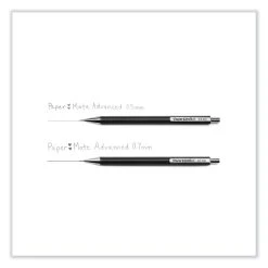 Paper Mate Advanced Mechanical Pencils, 0.5 Mm, HB (#2), Black Lead, Black; Gray Barrel, 2/Pack -Bostitch Shop 836389