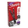 Sharpie® S-Gel™ S-Gel High-Performance Gel Pen, Retractable, Medium 0.7 Mm, Purple Ink, Black Barrel, Dozen -Bostitch Shop 837521