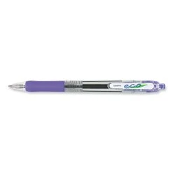 Zebra ECO Jimnie Clip Ballpoint Pen, Retractable, Medium 1 Mm, Blue Ink, Translucent Blue Barrel, 12/Pack