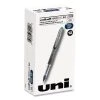 Uniball® VISION ELITE Roller Ball Pen, Stick, Extra-Fine 0.5 Mm, Blue-Black Ink, Black/Blue Barrel