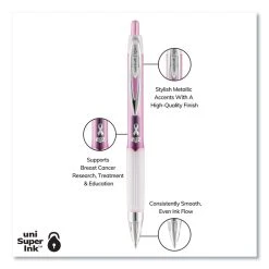 Uniball® 207 Office Pack Gel Pen, Retractable, Medium 0.7 Mm, Black Ink, Pink Barrel, 36/Pack 22 Uniball® 207 Office Pack Gel Pen, Retractable, Medium 0.7 Mm, Black Ink, Pink Barrel, 36/Pack -Bostitch Shop 841809